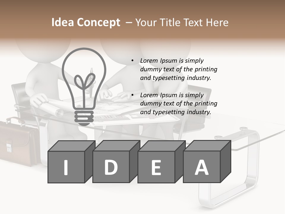 A Group Of People Sitting At A Table With A Laptop PowerPoint Template