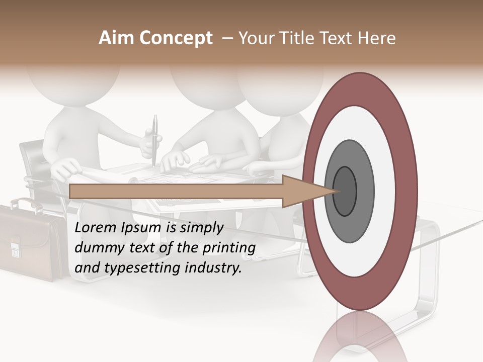 A Group Of People Sitting At A Table With A Laptop PowerPoint Template