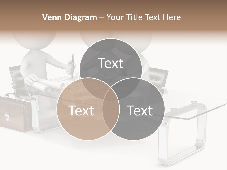 A Group Of People Sitting At A Table With A Laptop PowerPoint Template