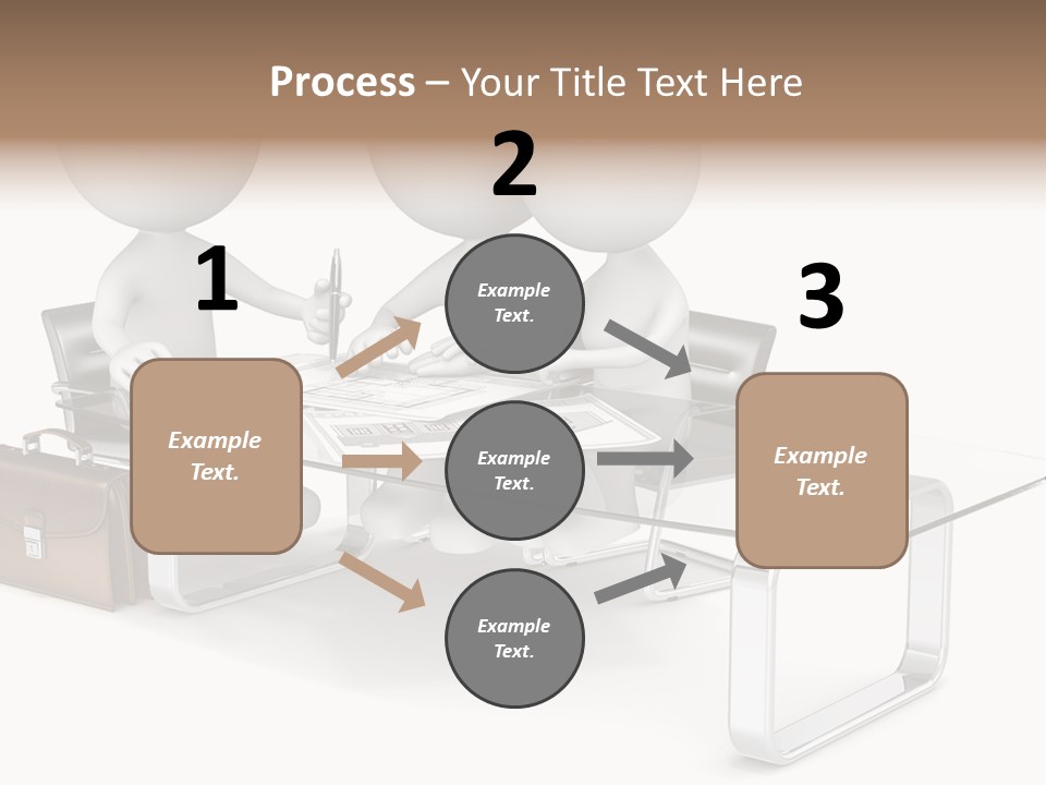 A Group Of People Sitting At A Table With A Laptop PowerPoint Template