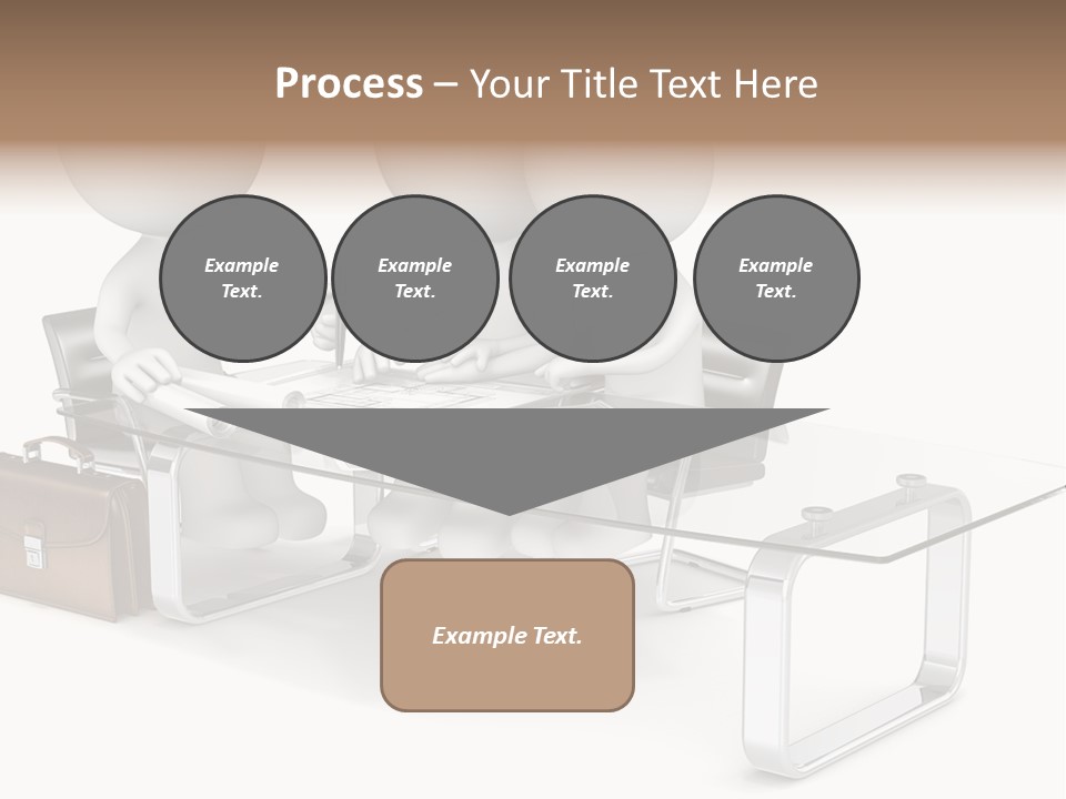 A Group Of People Sitting At A Table With A Laptop PowerPoint Template