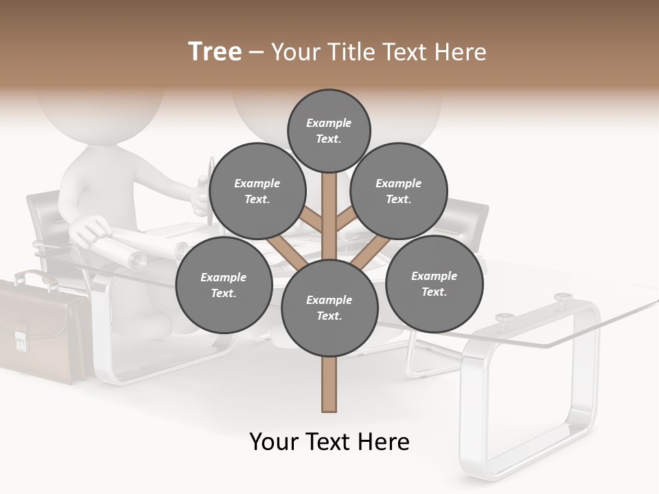 A Group Of People Sitting At A Table With A Laptop PowerPoint Template