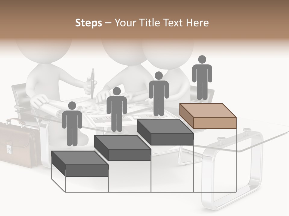 A Group Of People Sitting At A Table With A Laptop PowerPoint Template