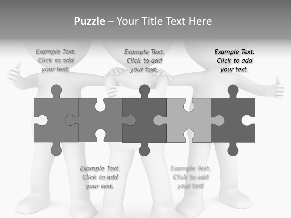 A Group Of People Standing Next To Each Other PowerPoint Template