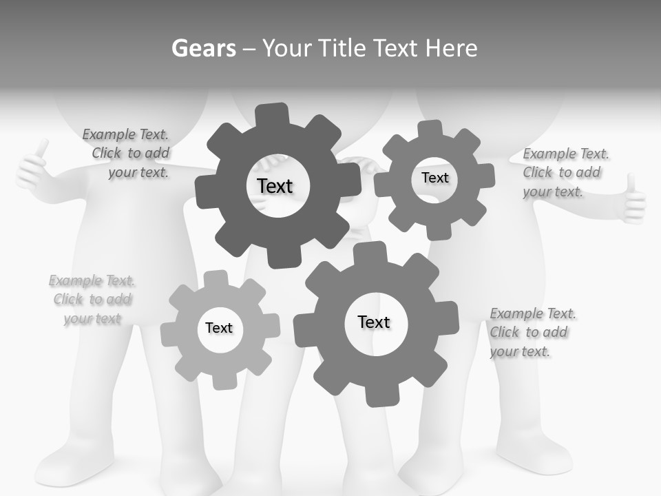 A Group Of People Standing Next To Each Other PowerPoint Template