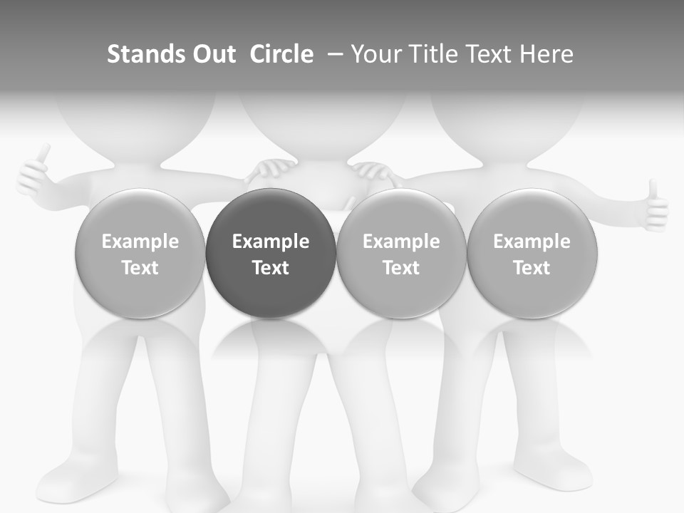 A Group Of People Standing Next To Each Other PowerPoint Template