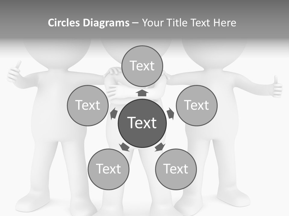 A Group Of People Standing Next To Each Other PowerPoint Template