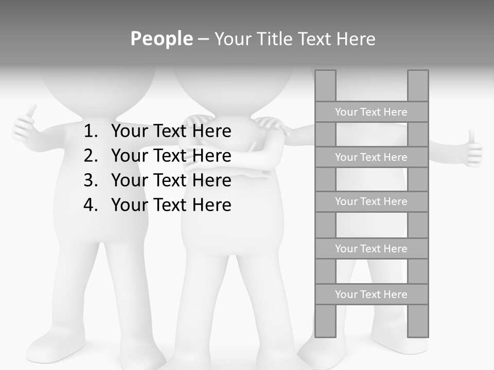 A Group Of People Standing Next To Each Other PowerPoint Template