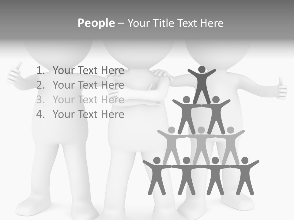 A Group Of People Standing Next To Each Other PowerPoint Template