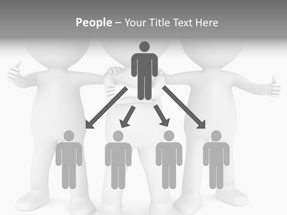 A Group Of People Standing Next To Each Other PowerPoint Template