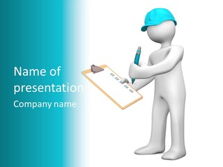 Construction Business List PowerPoint Template