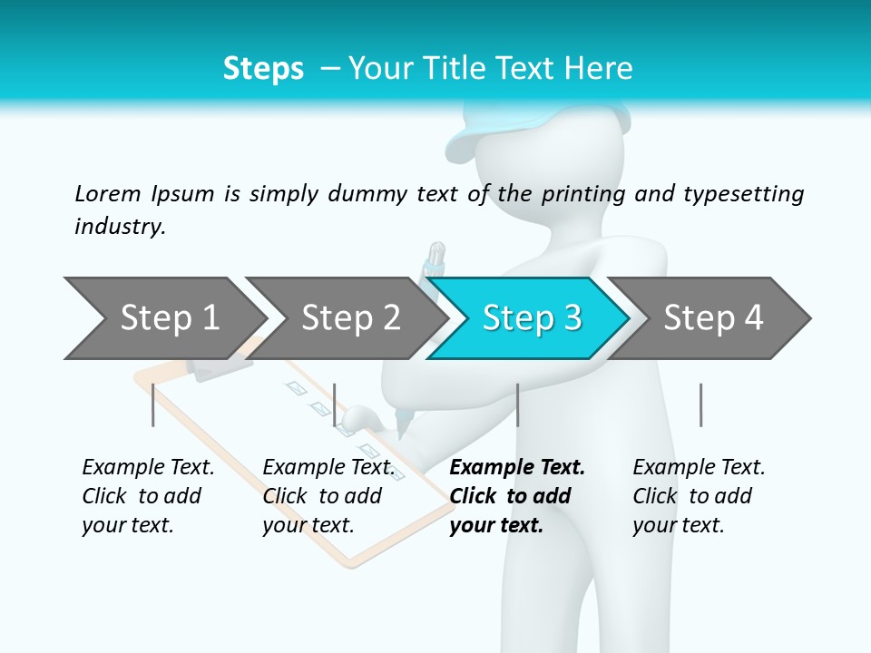 Construction Business List PowerPoint Template