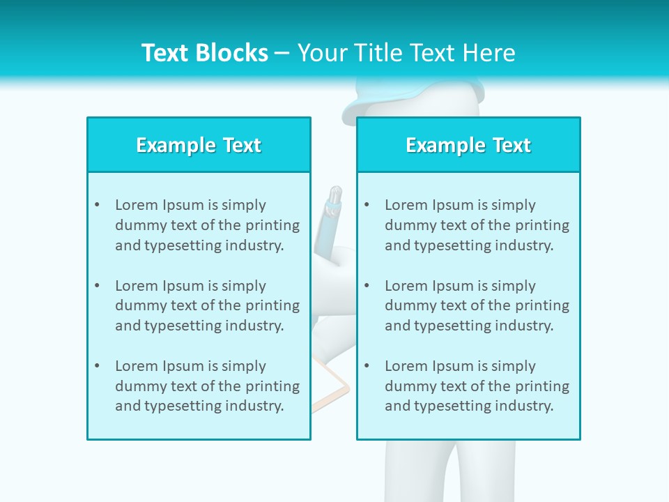 Construction Business List PowerPoint Template