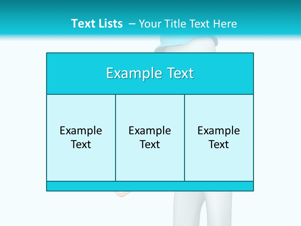 Construction Business List PowerPoint Template