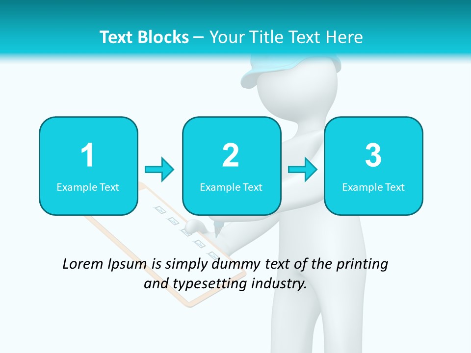 Construction Business List PowerPoint Template
