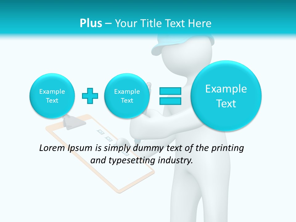 Construction Business List PowerPoint Template