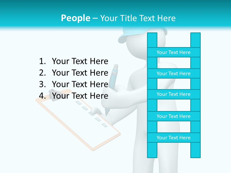 Construction Business List PowerPoint Template