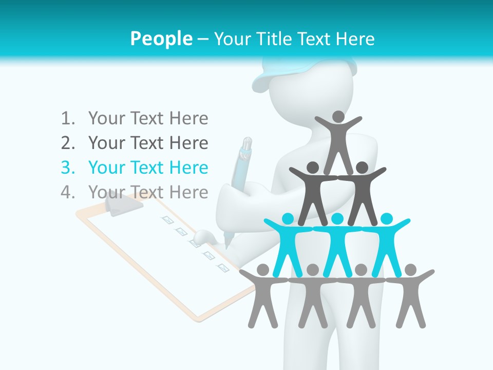 Construction Business List PowerPoint Template