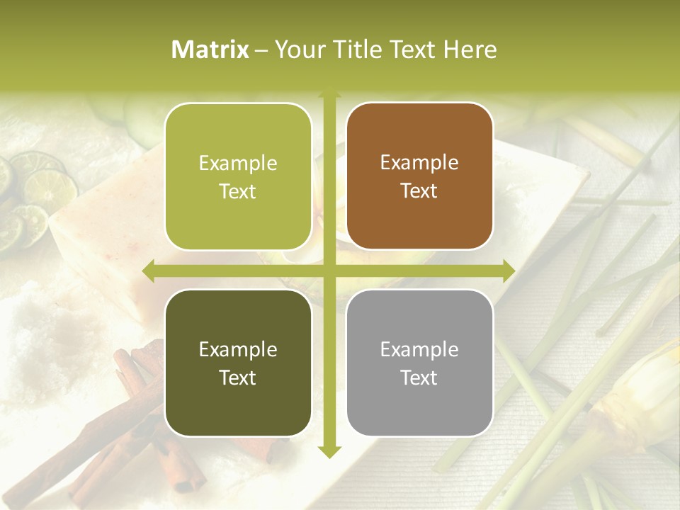 Asian Spa Ingredients PowerPoint Template