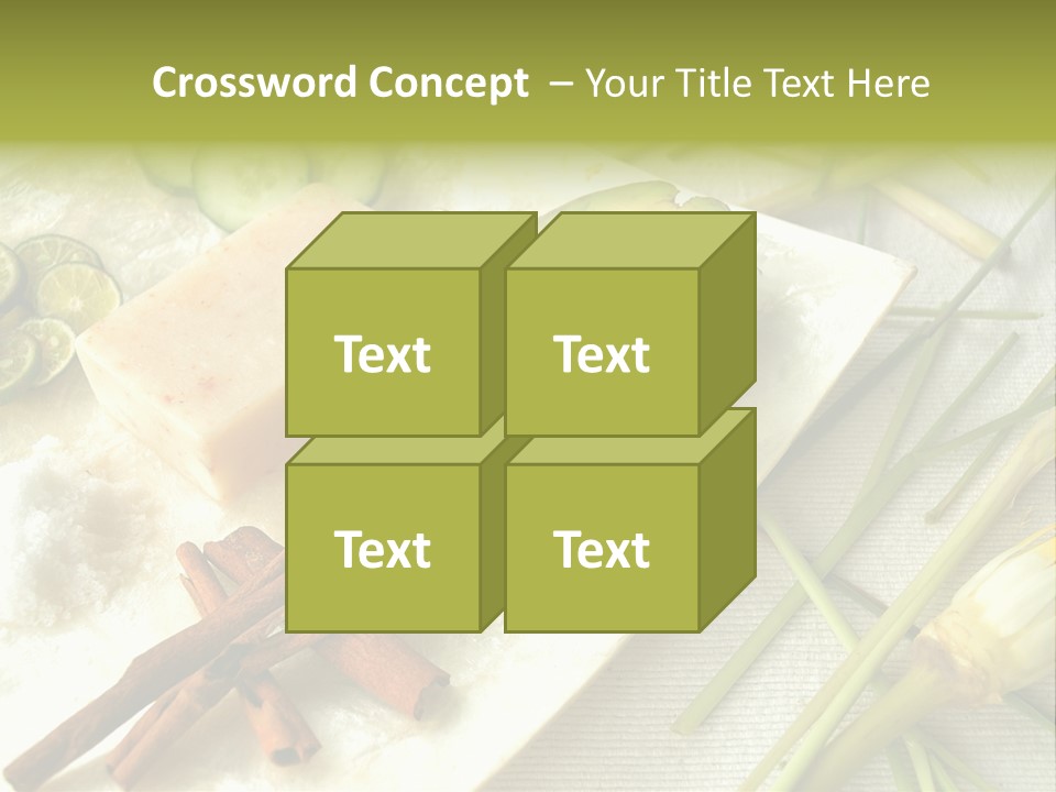 Asian Spa Ingredients PowerPoint Template
