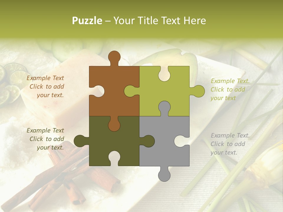 Asian Spa Ingredients PowerPoint Template