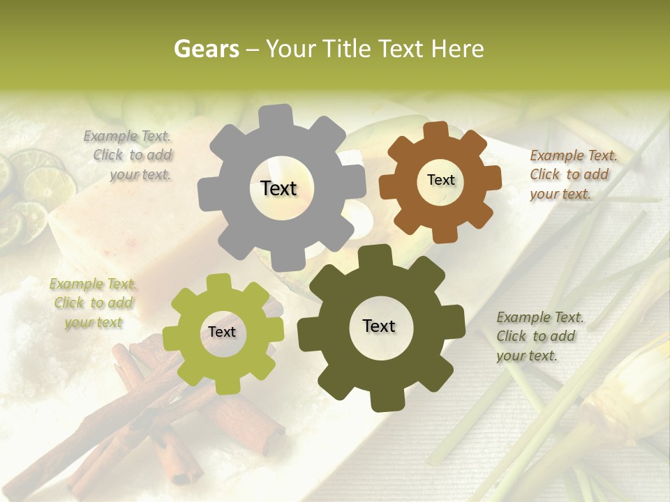 Asian Spa Ingredients PowerPoint Template