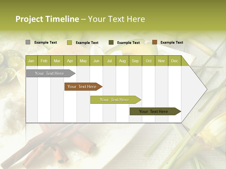 Asian Spa Ingredients PowerPoint Template