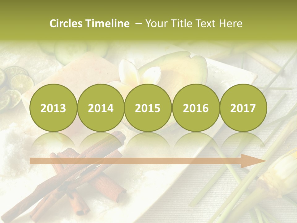 Asian Spa Ingredients PowerPoint Template