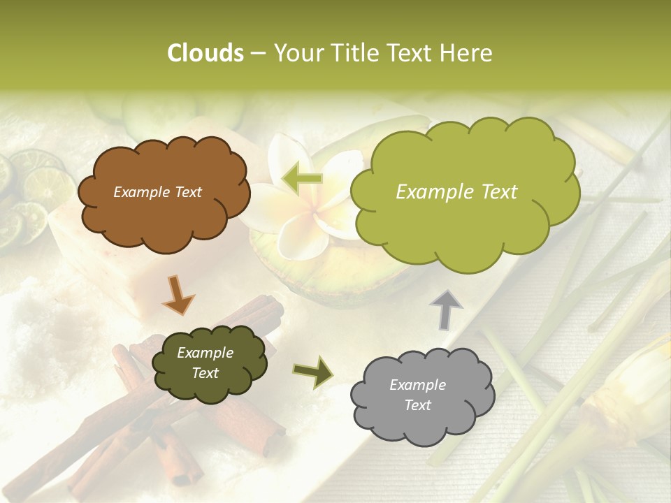 Asian Spa Ingredients PowerPoint Template