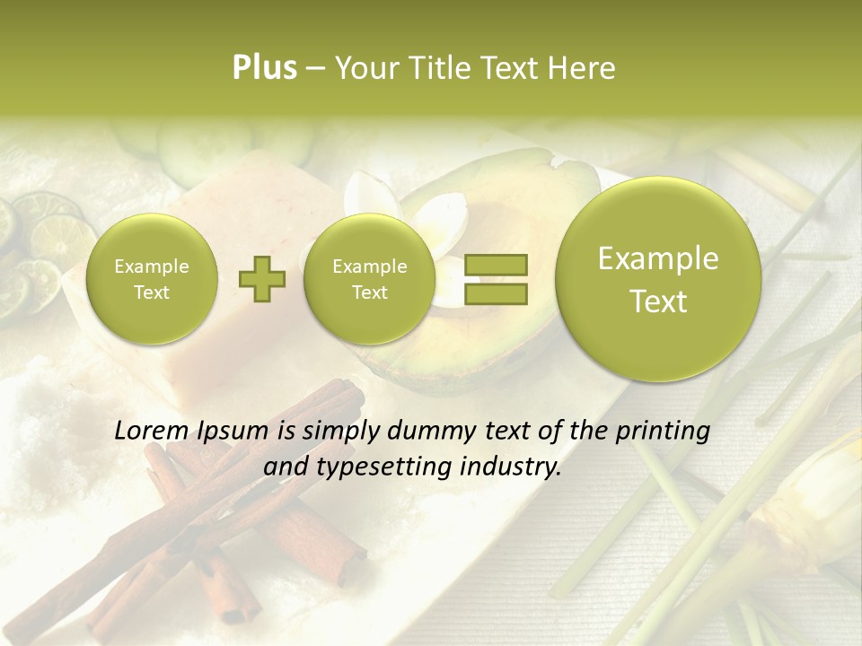 Asian Spa Ingredients PowerPoint Template