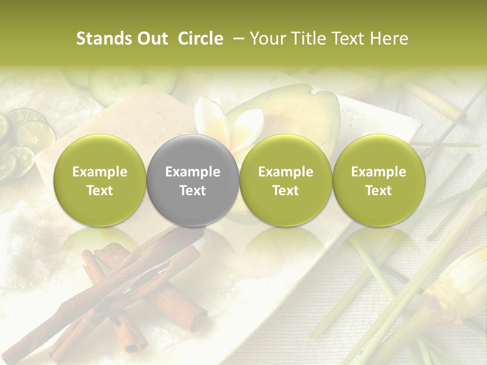 Asian Spa Ingredients PowerPoint Template