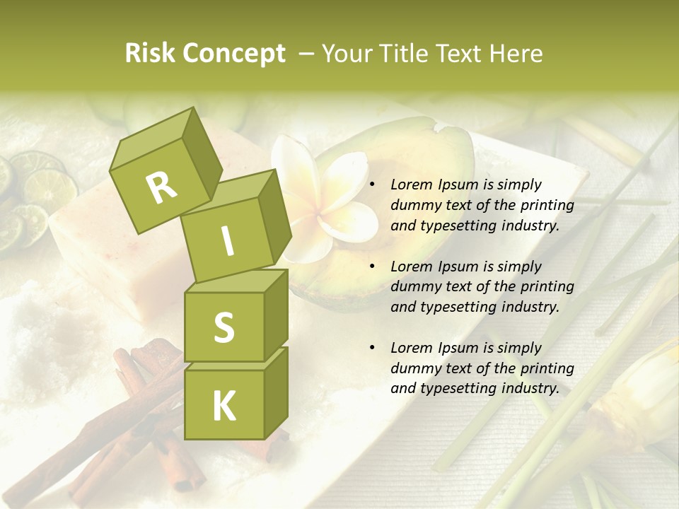 Asian Spa Ingredients PowerPoint Template