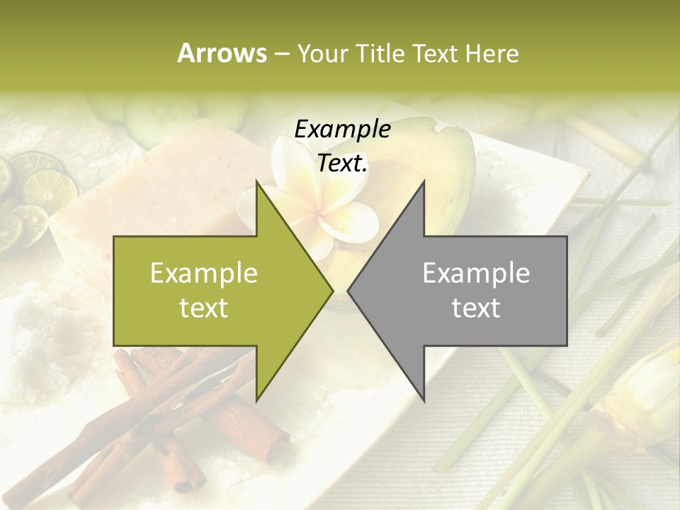 Asian Spa Ingredients PowerPoint Template