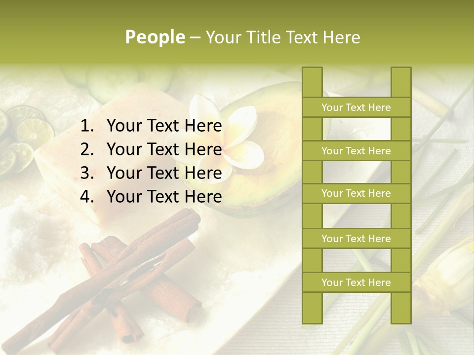 Asian Spa Ingredients PowerPoint Template