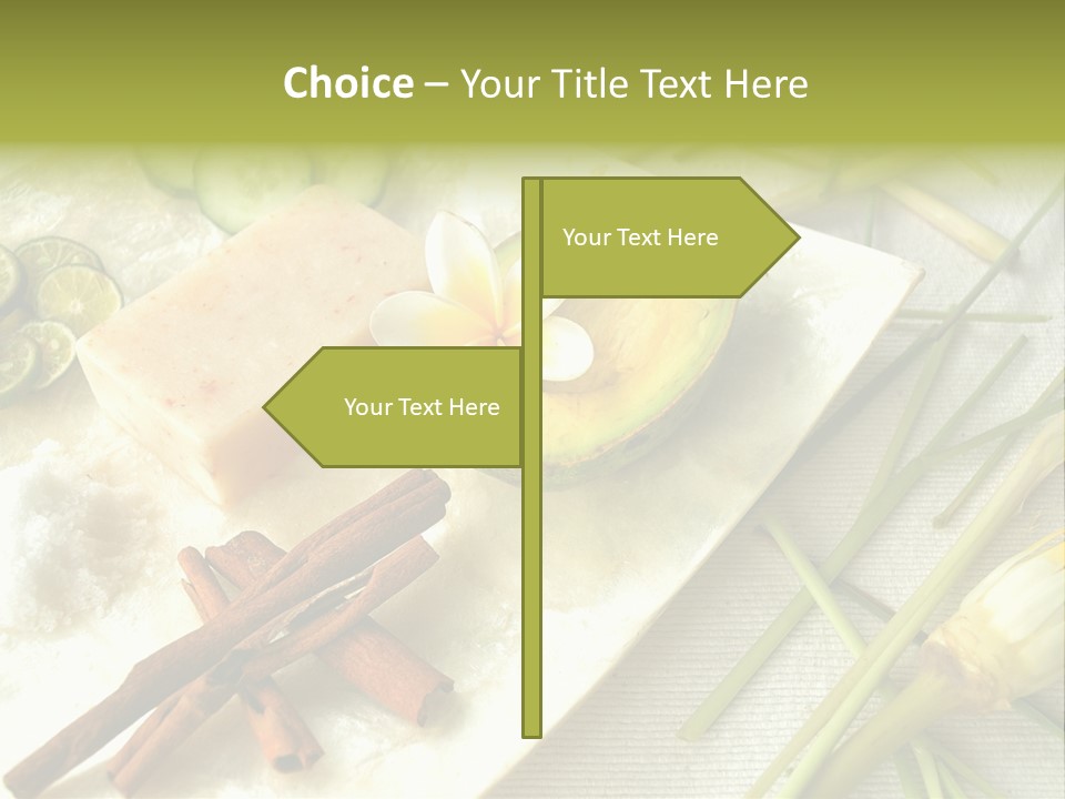Asian Spa Ingredients PowerPoint Template