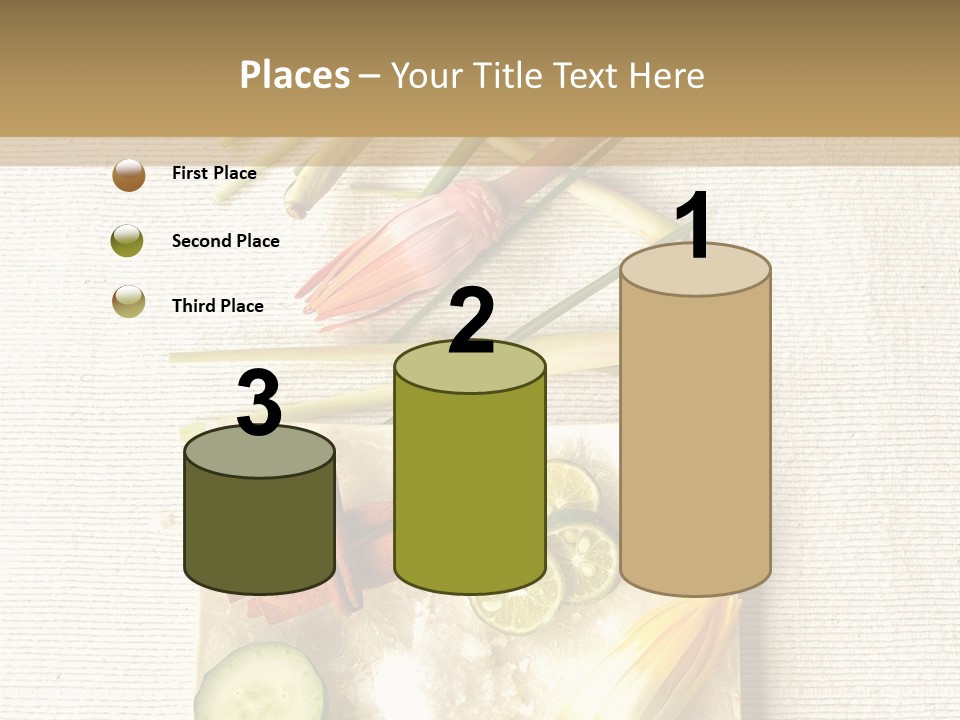 Asian Spa Ingredients PowerPoint Template