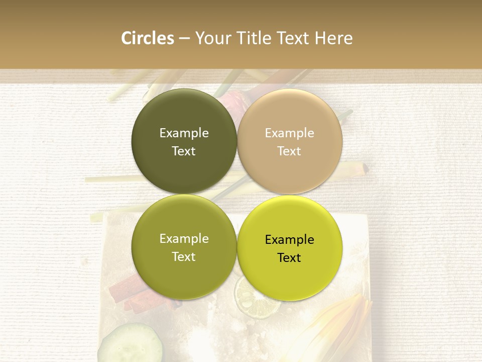 Asian Spa Ingredients PowerPoint Template