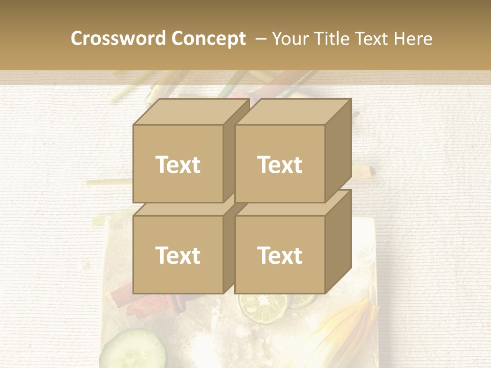 Asian Spa Ingredients PowerPoint Template