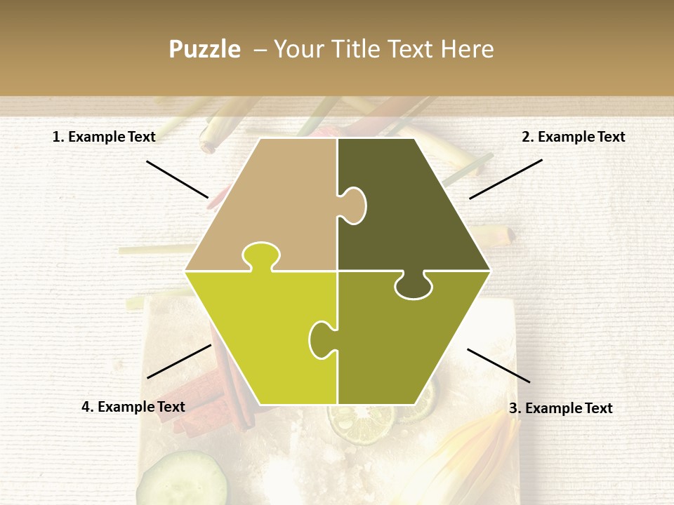 Asian Spa Ingredients PowerPoint Template