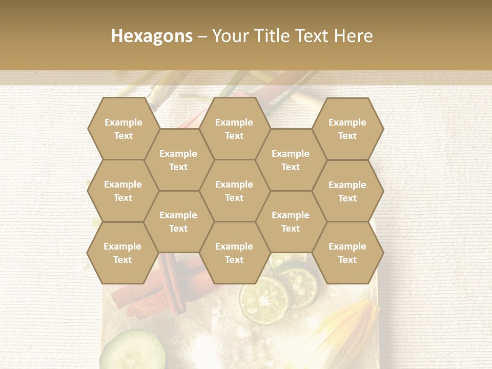 Asian Spa Ingredients PowerPoint Template