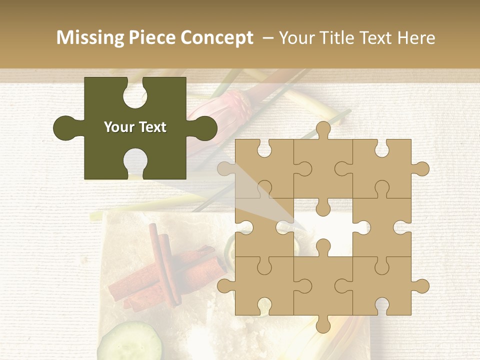 Asian Spa Ingredients PowerPoint Template