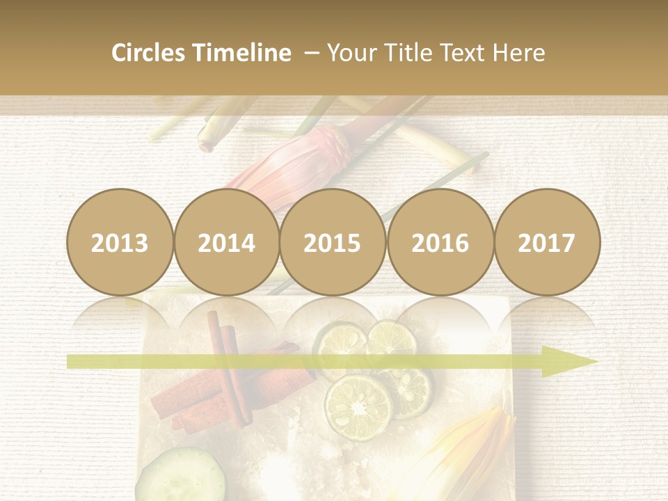 Asian Spa Ingredients PowerPoint Template