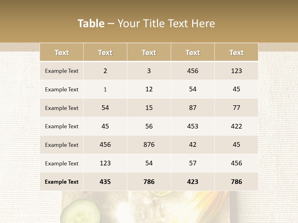 Asian Spa Ingredients PowerPoint Template