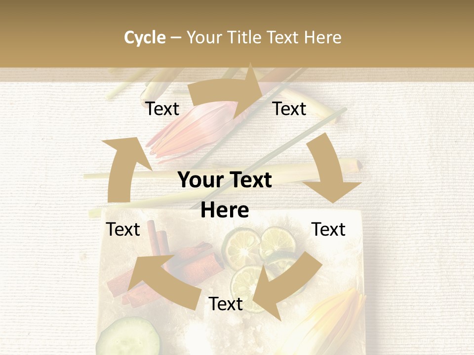 Asian Spa Ingredients PowerPoint Template