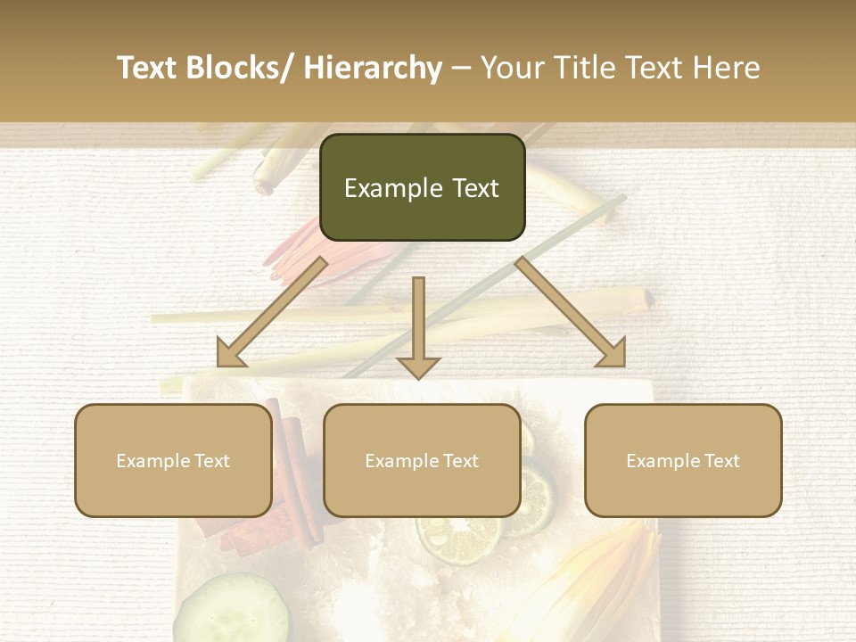 Asian Spa Ingredients PowerPoint Template