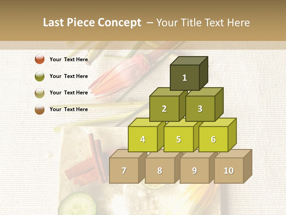 Asian Spa Ingredients PowerPoint Template