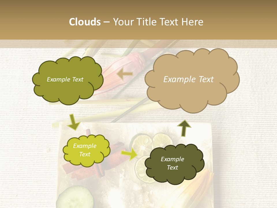 Asian Spa Ingredients PowerPoint Template