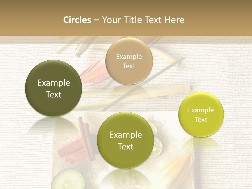 Asian Spa Ingredients PowerPoint Template