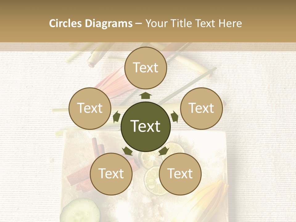Asian Spa Ingredients PowerPoint Template