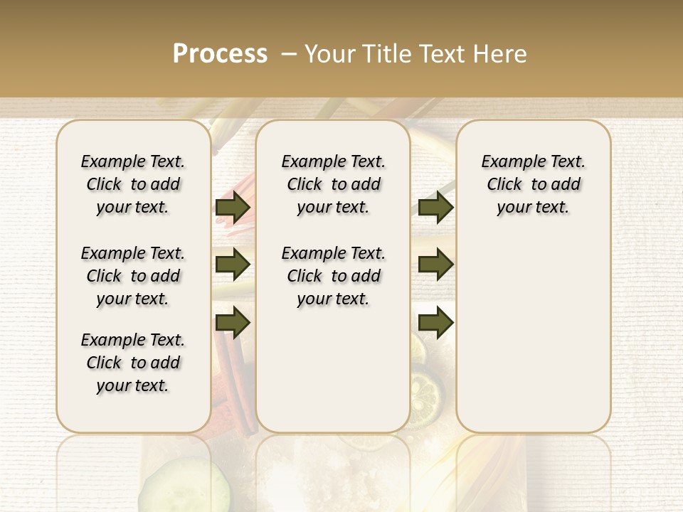 Asian Spa Ingredients PowerPoint Template